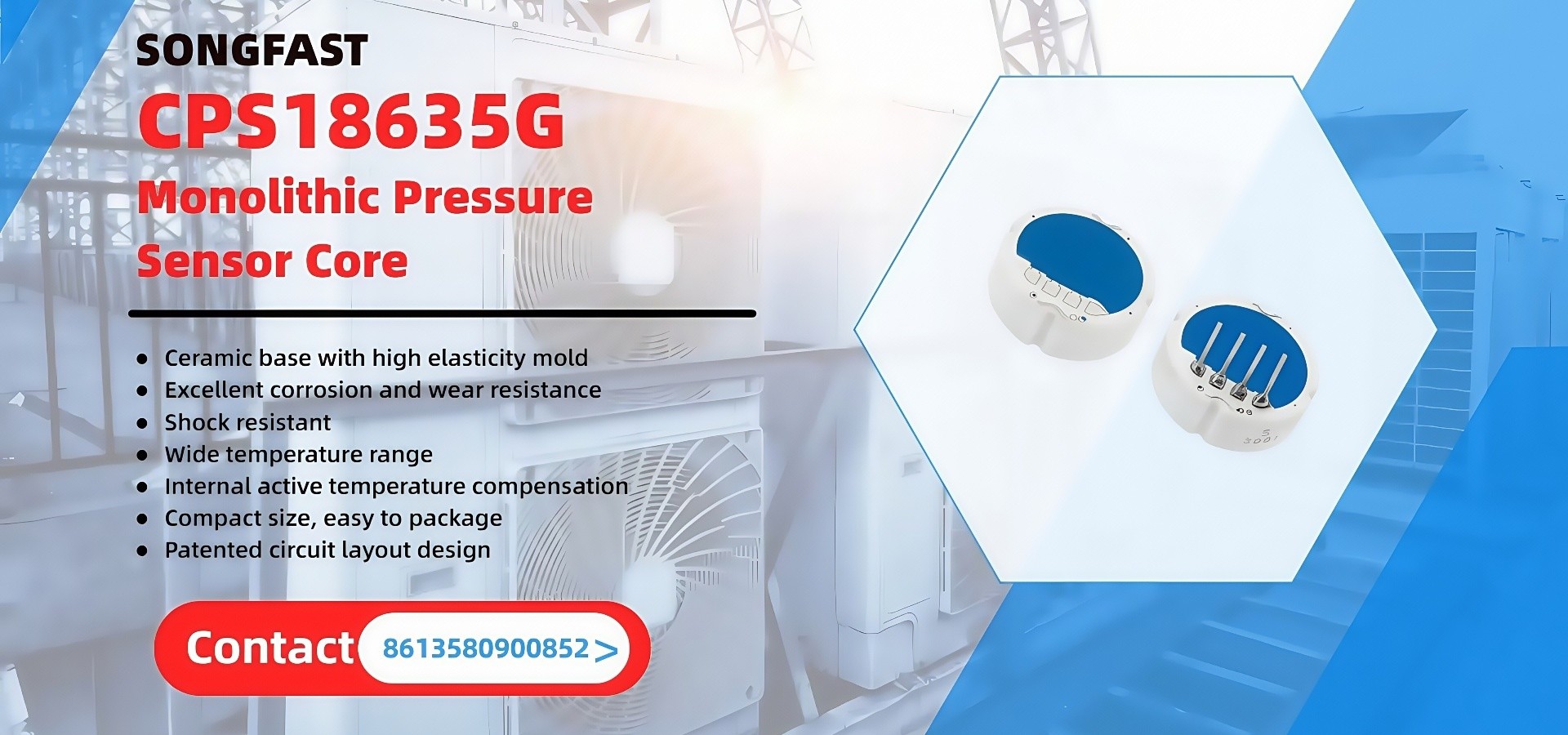 quality Air Compressor Pressure Sensor factory